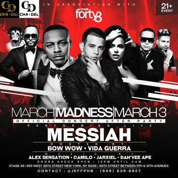 Event Messiah And Bow Wow Live With DJ Camilo And Alex Sensation At Stage 48