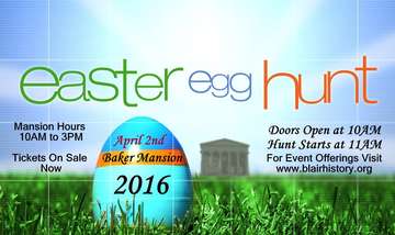 Event 2016 Easter Egg Hunt at Baker Mansion