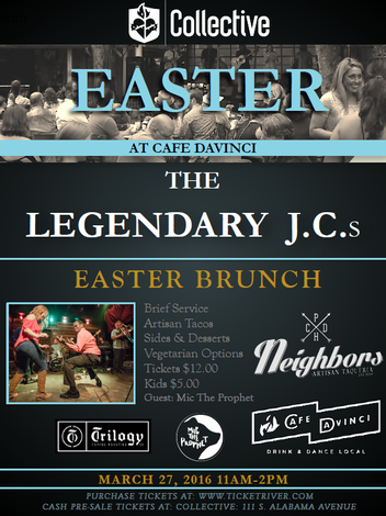 Event Collective Easter Brunch with The Legendary JCs