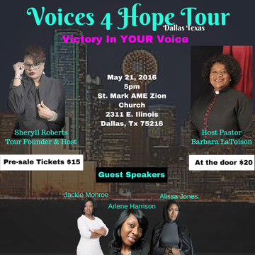 Event Voices 4 Hope Tour Dallas