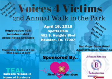 Event Voices 4 Victim Walk in ThePark