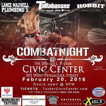 Event Combat Night 57 Tallahassee Civic Center