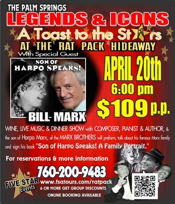 Event The Palm Springs Legends & Icons A Toast To The Stars at The Rat Pack Hideaway