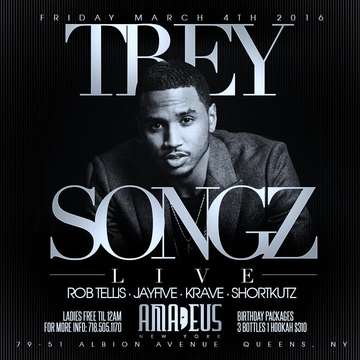 Event Trey Songz Live At Amadeus Nightclub