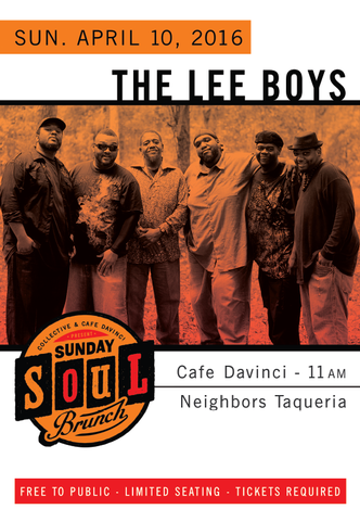 Event Sunday Soul Brunch with The Lee Boys