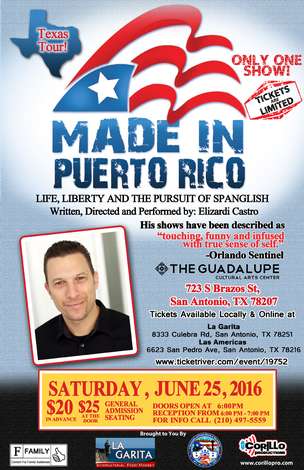 Event Made in Puerto Rico - Elizardi Castro Texas Comedy Tour 2016 in San Antonio