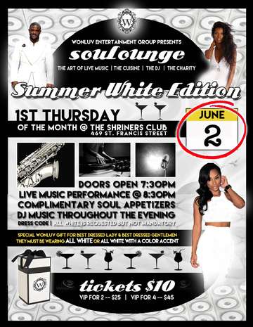 Event SouLounge: Summer White Edition