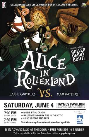 Event Alice in Rollerland Roller Derby Bout