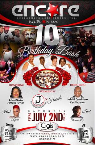 Event Encore's 10th Birthday Bash