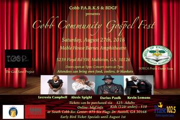 Event Cobb P.A.R.K.S & BDGF presents: Cobb Community Gospel Fest