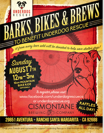 Event Barks, Bikes & Brews
