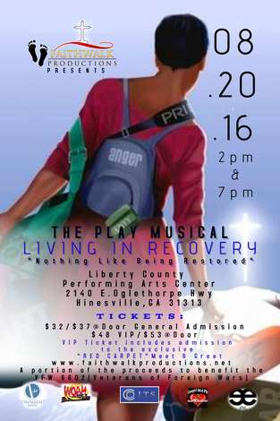 Event The Play Musical "LIVING IN RECOVERY"