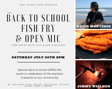 Event Back to School Fish Fry & Open Mic