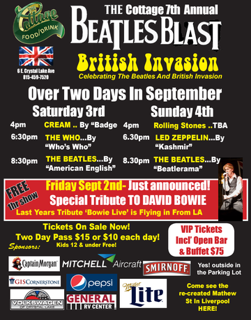 Event Beatles Blast Bristish Invasion 2016