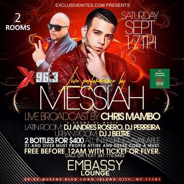 Event ExclusiveNites.com Presents Embassy Nightclub and Lounge #YoAmoSaturdays