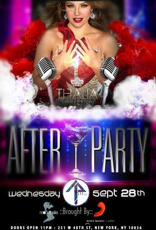 Event THALIA'S CONCERT OFFICIAL AFTER PARTY