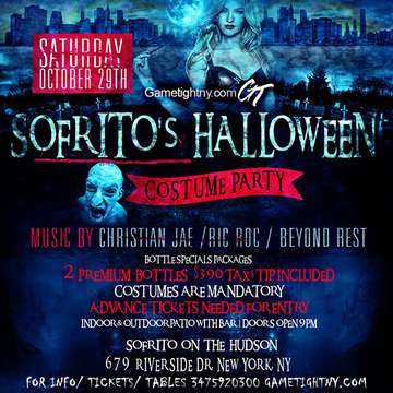 Event Halloween Sofrito NYC party 2016