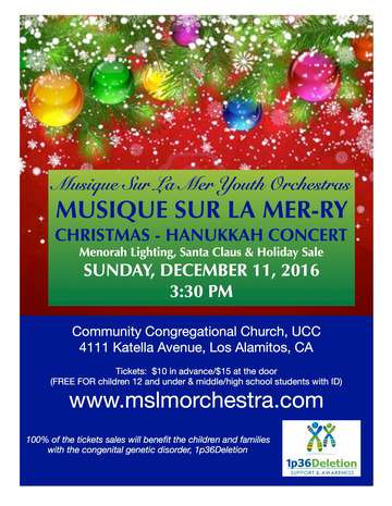Event Musique Sur La Mer-ry Christmas-Hanukkah Concert with Santa