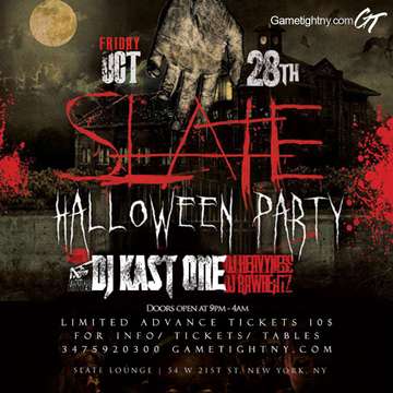 Event Slate NYC Halloween party 2016