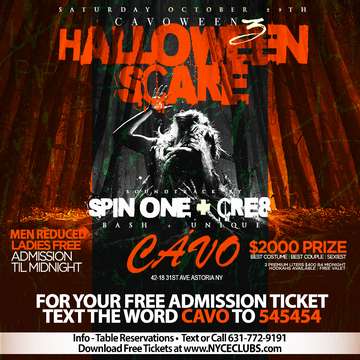 Event CAVOWEEN 3 - Biggest Halloween Party in Queens!
