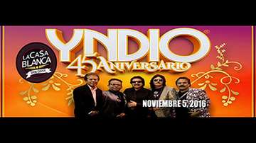 Event Grupo Yndio En Casa Blanca Show Center