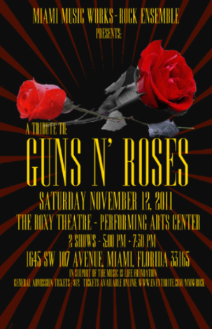 Event MMW Rock Ensemble: Guns 'N Roses - A Tribute