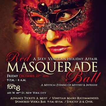 Event Red Masquerade Ball - A Sexy Venetian Holiday Affair