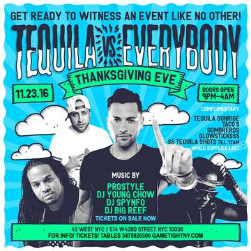 Event Thanksgiving Eve DJ Prostyle Live At 42 West