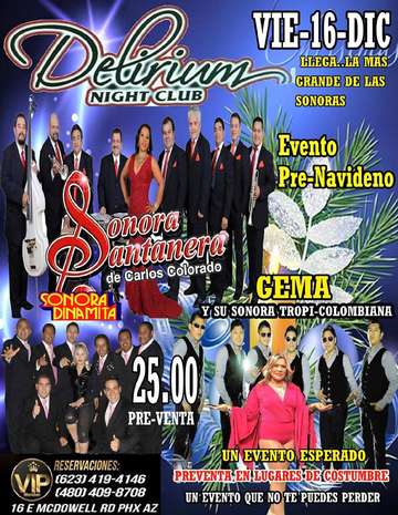 Event Sonora Santanera de Carlos Colorado