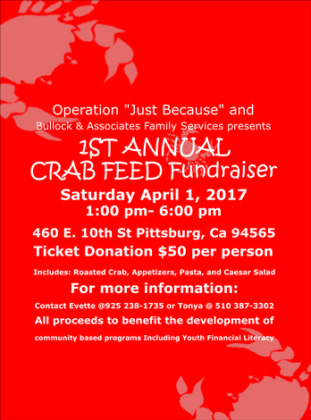 Event 1st Annual Crab Feed and Fundraiser