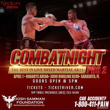 Event Combat Night Pro 2 @ Robart's Arena