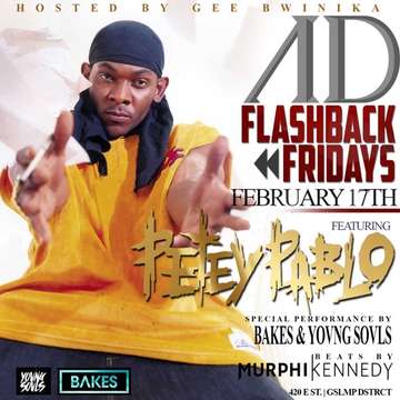 Event Flashback Friday @ AD Nightclub feat. Petey Pablo