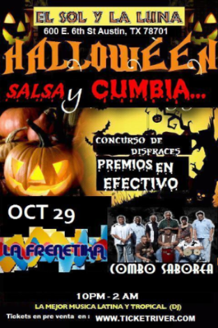 Event Halloween Salsa and Cumbia