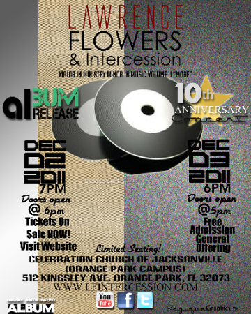 Event Lawrence Flowers & Intercession Album Release