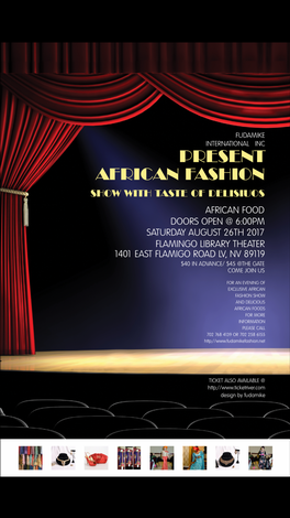 Event FUDAMIKE AFRICAN FASHION SHOW