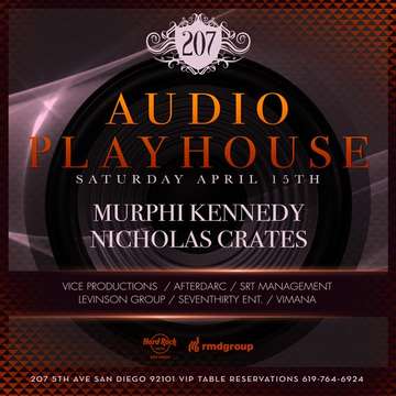 Event Audio Playhouse Saturdays @ Hard Rock (207) W/ DJ Murphi Kennedy