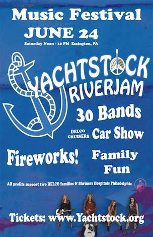 Event Yachtstock RiverJam Sat. June 24, 2017
