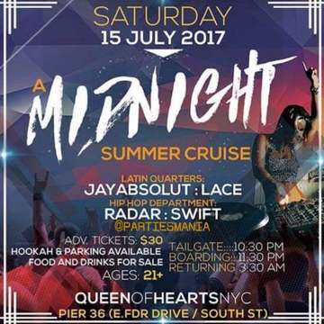 Event A Midnight Summer Cruise Queen of Hearts NYC