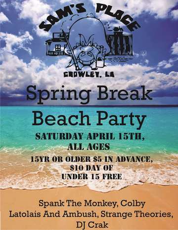 Event Spring Break Beach Party