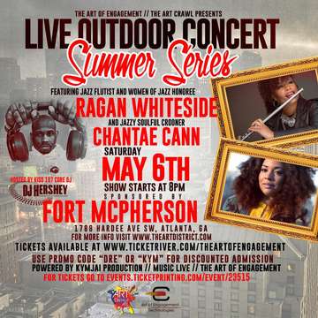 Event The Art of Engagement The Art Crawl Presents Ragan Whiteside with special guest Chantae Cann