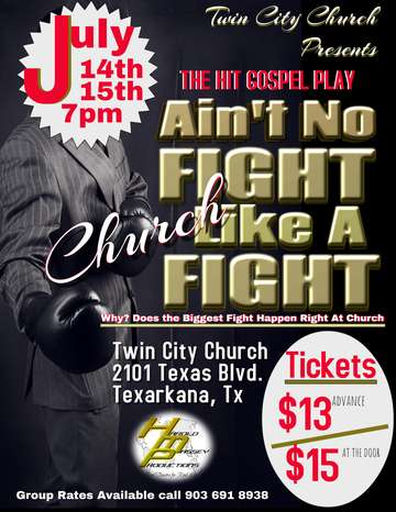 Event AINT NO FIGHT LIKE A CHURCH FIGHT