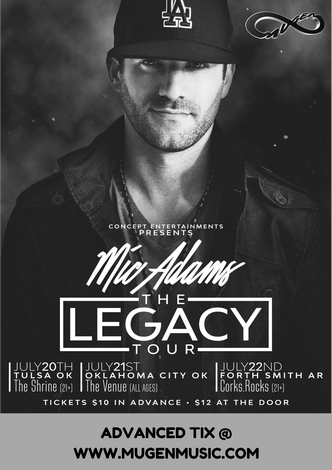 Event MIC ADAMS - THE LEGACY TOUR