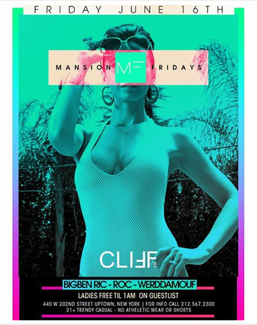 Event Mansion Fridays DJ Big Ben Live At Cliff New York