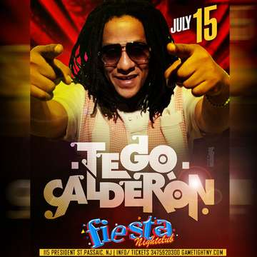 Event Tego Calderon live at Fiesta Nightclub