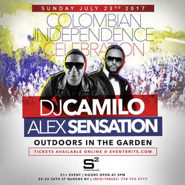 Event Colombian Independence Celebration DJ Camilo & Alex Sensation Live At Studio Square