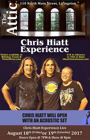 Event Chris Hiatt Experience, Saturday August 19th