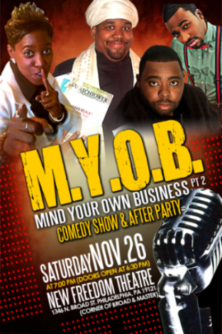 Event MYOB Part 2: Comedy Show & After Party