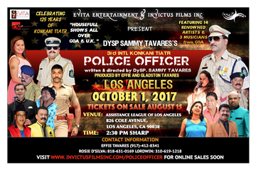 Event Police Officer Tiatr- LOS ANGELES