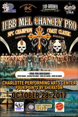 Event IFBB MEL CHANCEY PRO NPC CHAMPION COAST CLASSIC