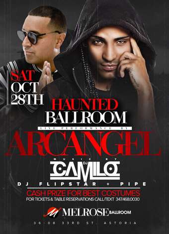 Event Haunted Ballroom Arcangel Live With DJ Camilo At Melrose Ballroom